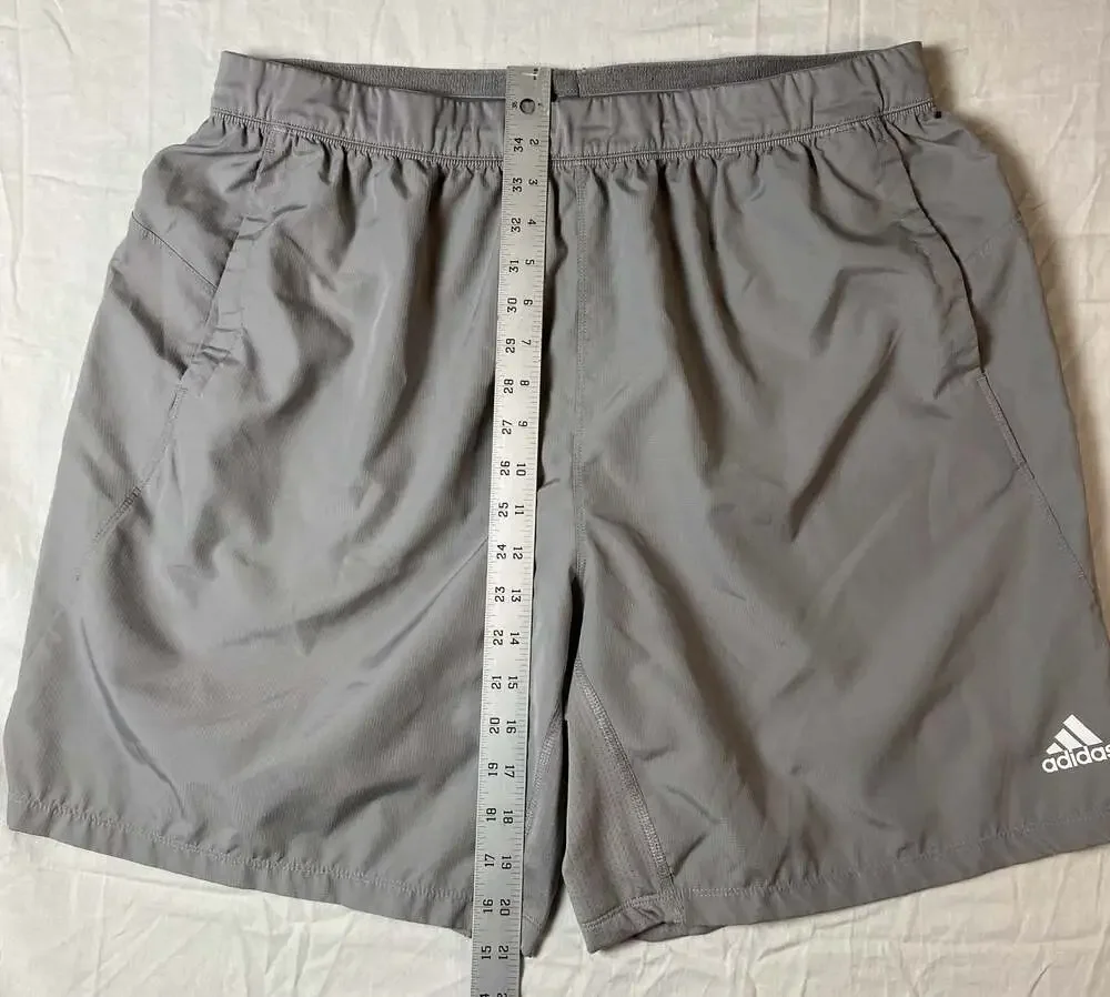 Adidas Men's AEROREADY Athletic Training Shorts - 8 inch inseam, Gray, Size 2XL